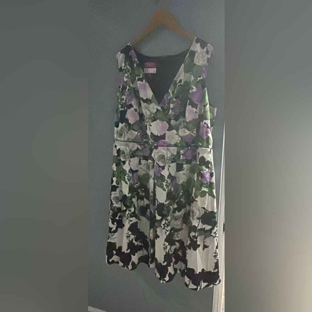 Talbots The Oprah Magazine Collection floral dress size 16W